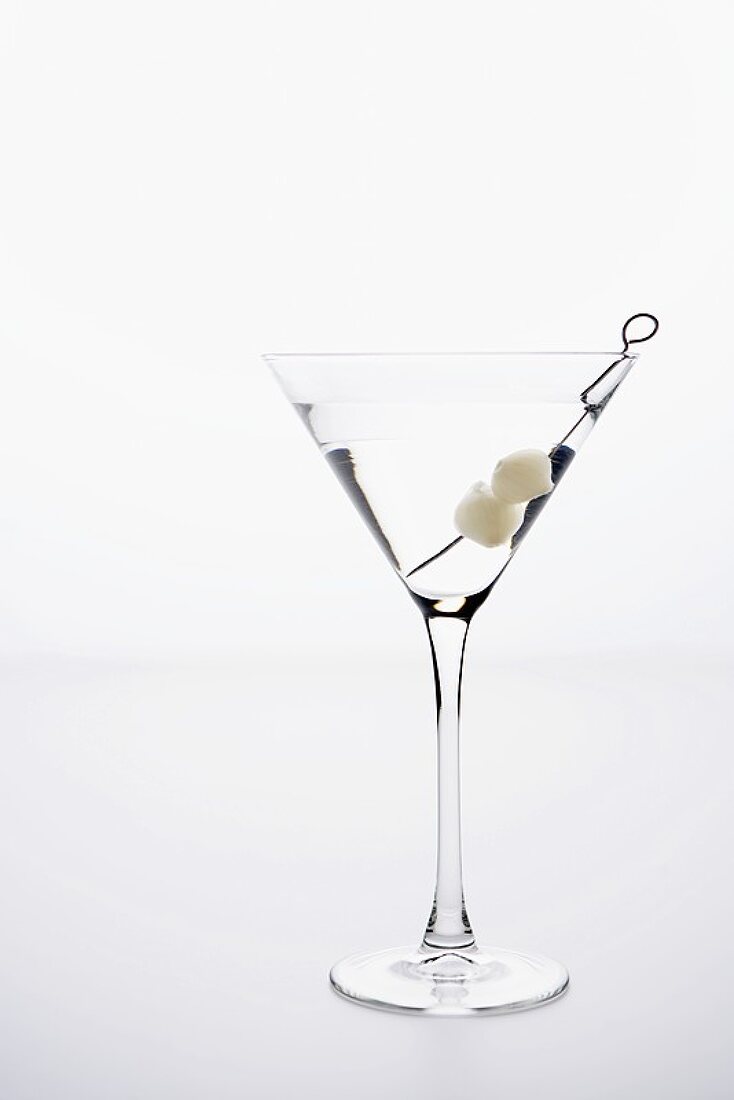 Ein Glas Gibson-Martini