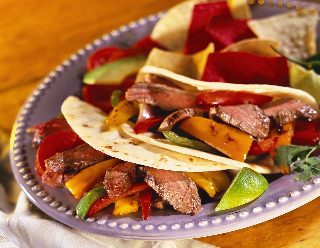 Beef and Bell Pepper Tacos