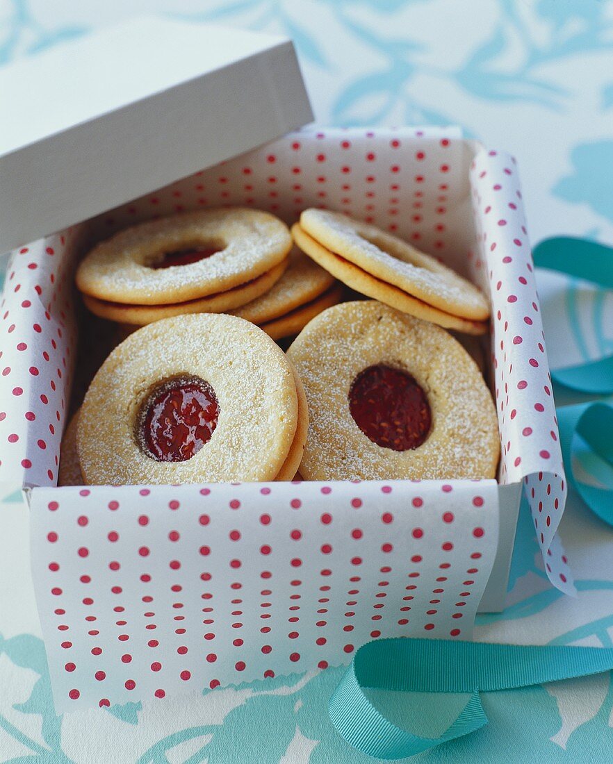 Jam Filled Cookies in Gift Box