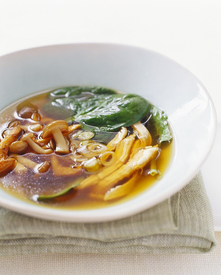 Bowl of Mushroom Soup