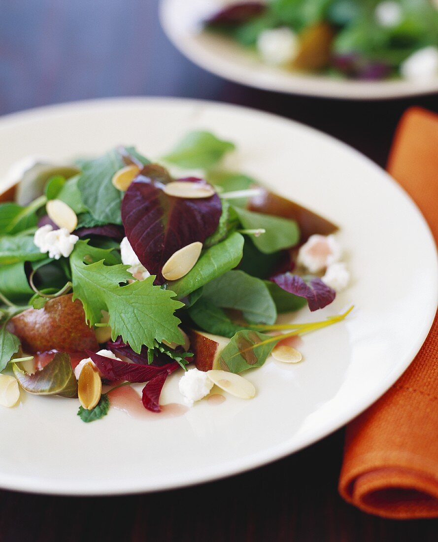 Gemischter grüner Salat