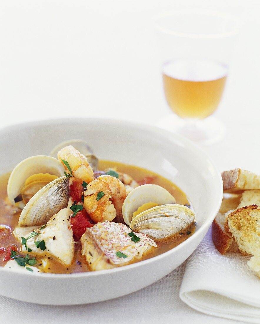 Bowl of Seafood Stew