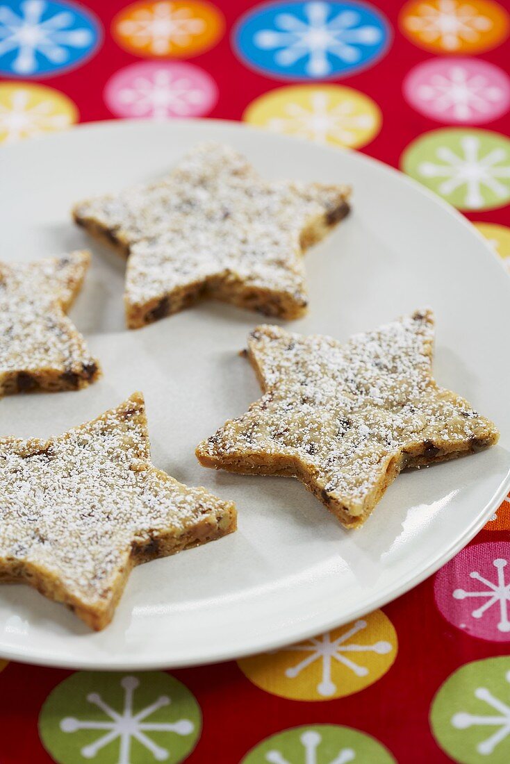 Pecan Shortbread Stars