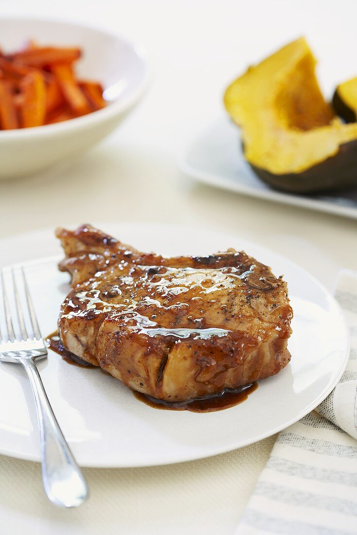 Braised Pork Chop with Gravy