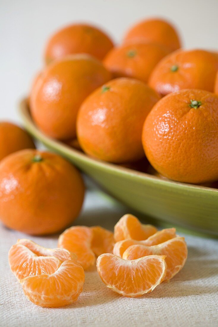 Clementine Segments with Whole Clementines