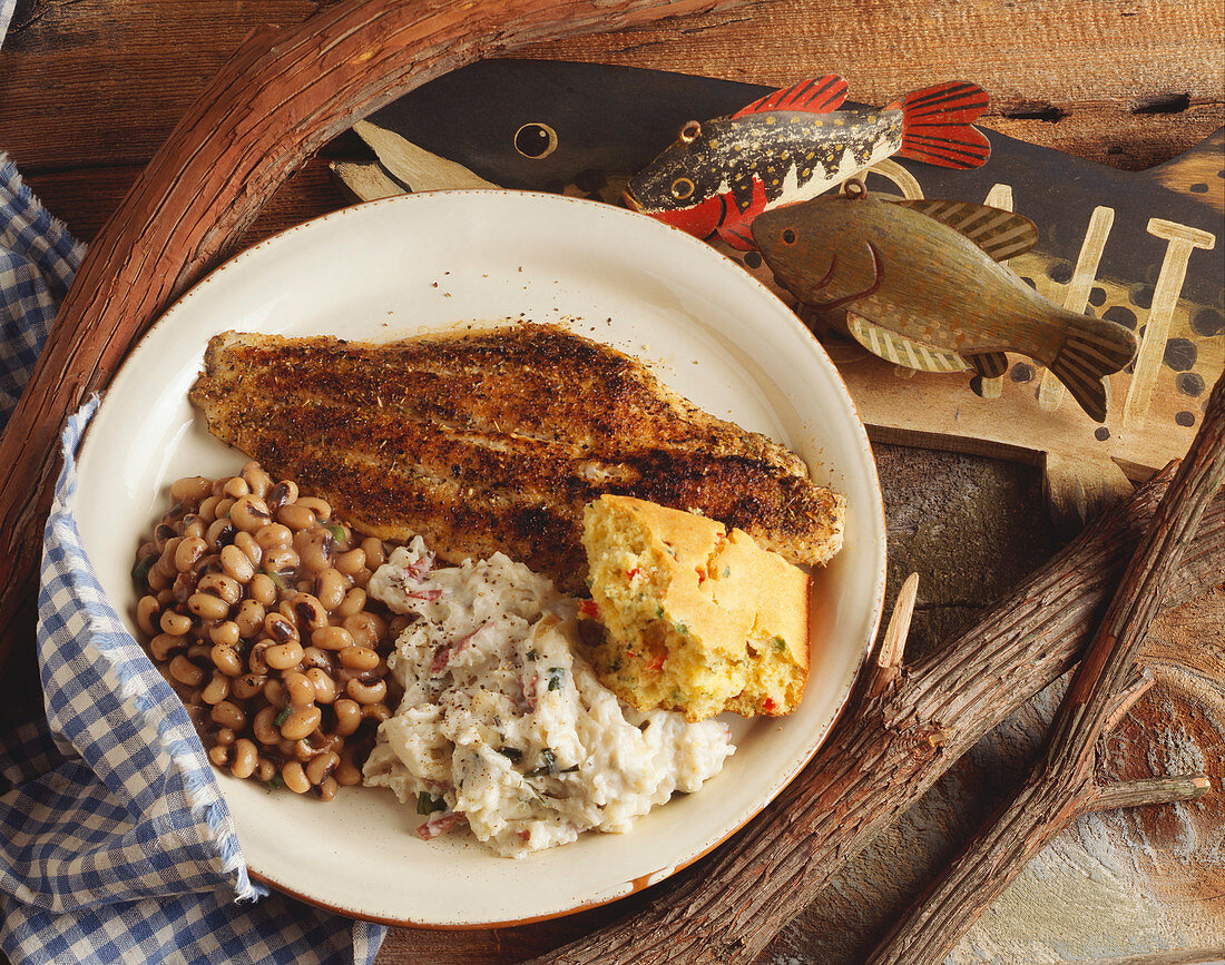 Blackened Catfish (Gebratener Waller mit Cajun-Gewürz)