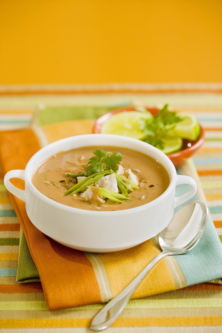 Bowl of Sunflower Butter Soup