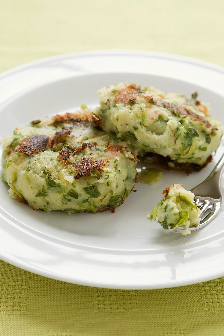 Potato and Cabbage Cakes