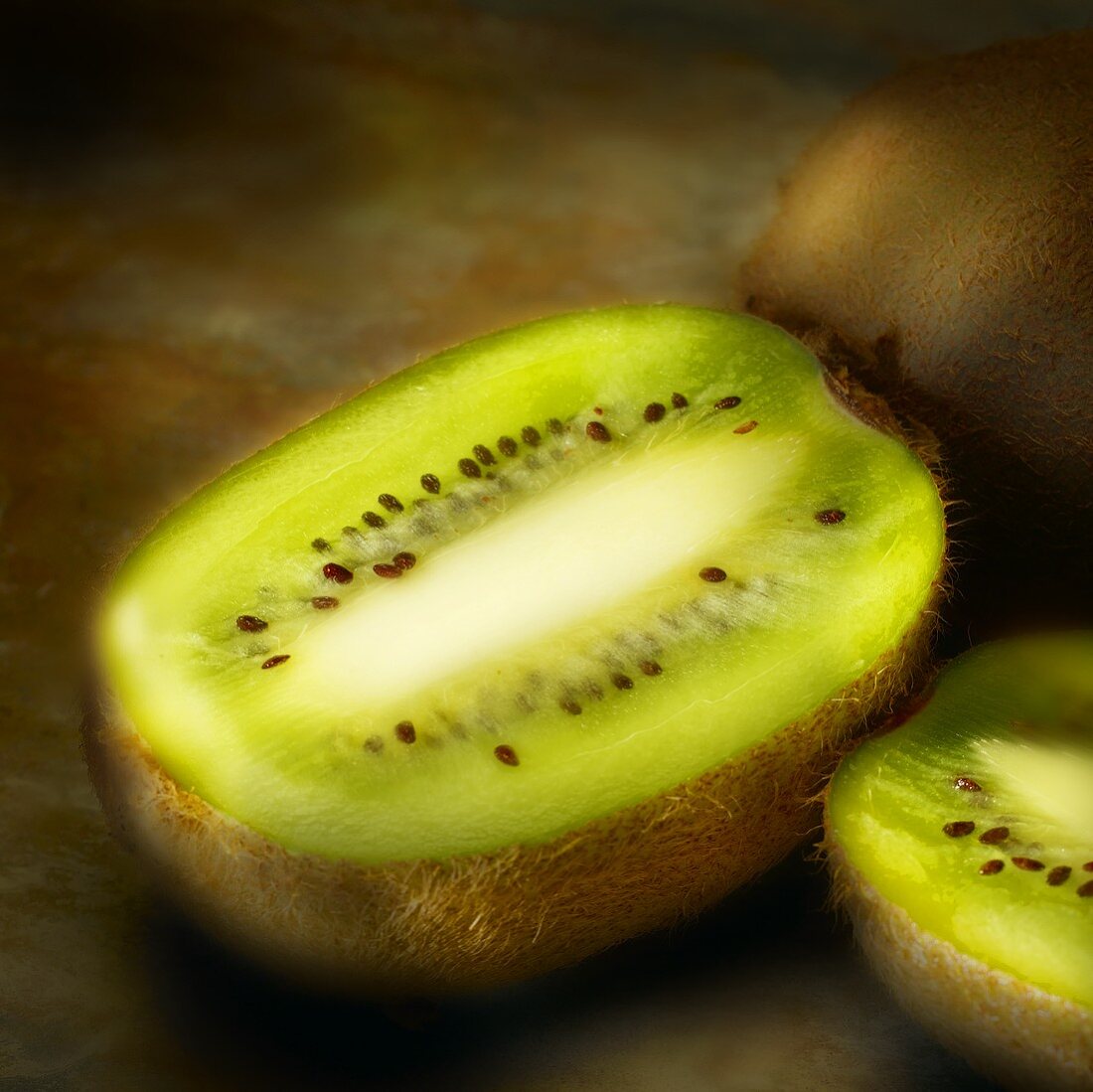 Halbierte Kiwi