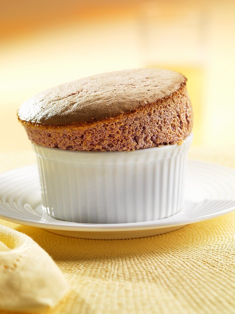 Blackberry Apple Souffle in Ramekin