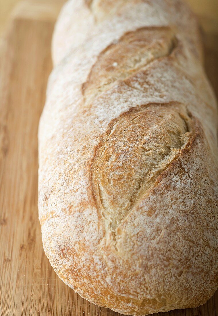 Loaf of Homemade Sourdough Bread: Close Up