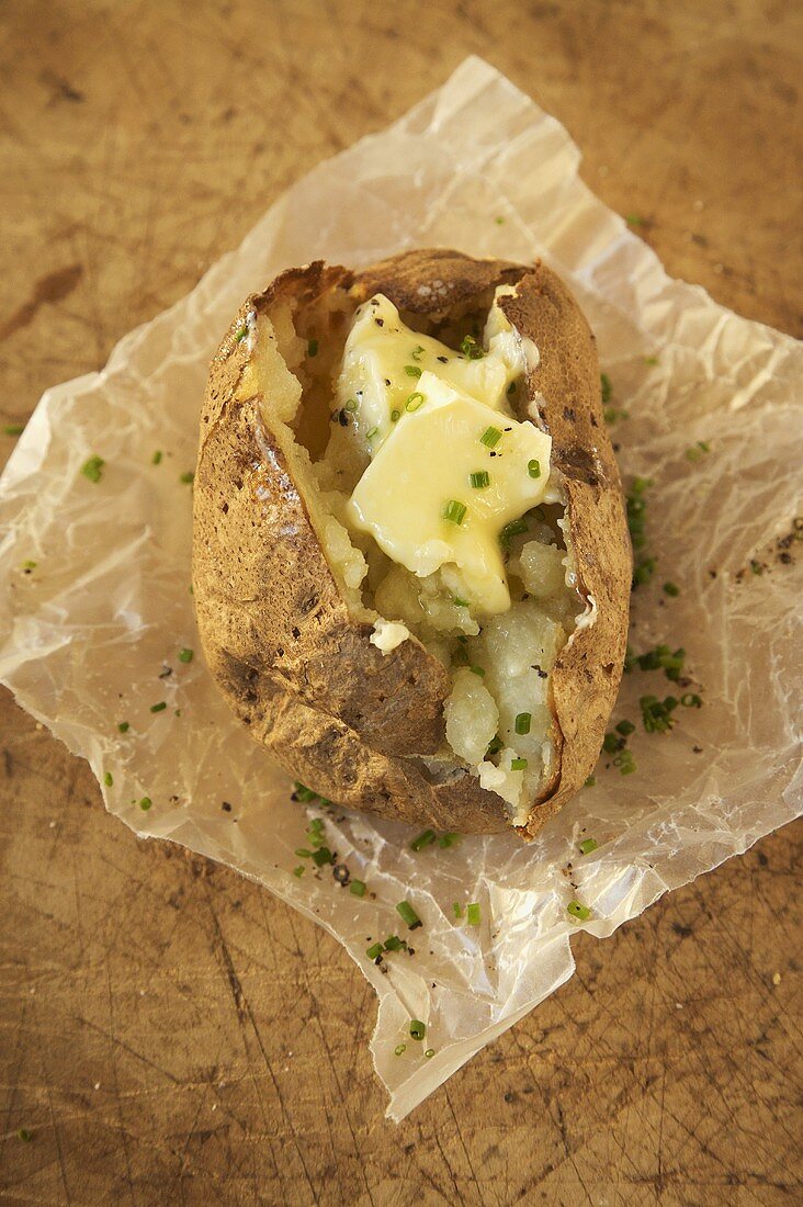 Baked Potato with Butter