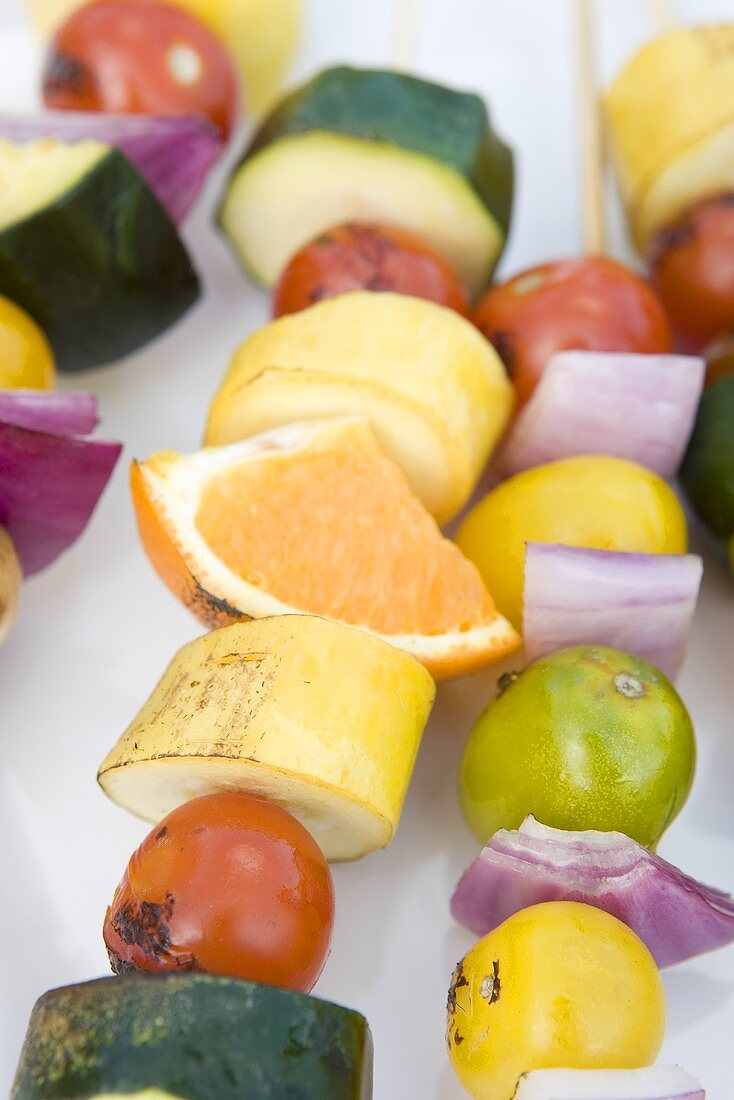 Fruit and Vegetable Kabobs