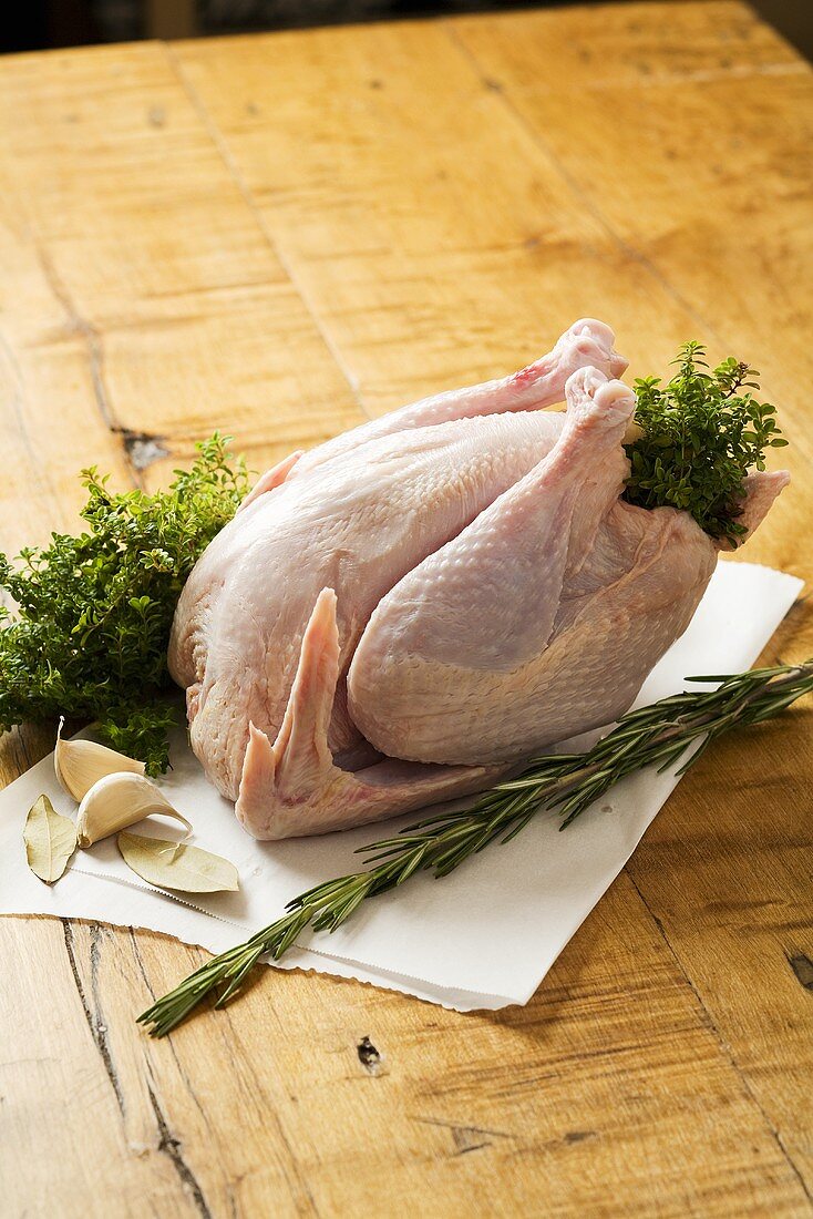 Fresh Whole Chicken with Herbs