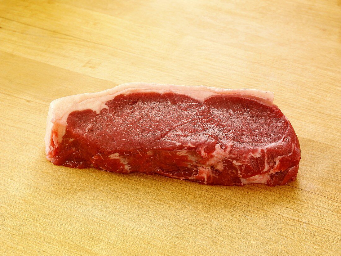 Raw NY Strip Steak