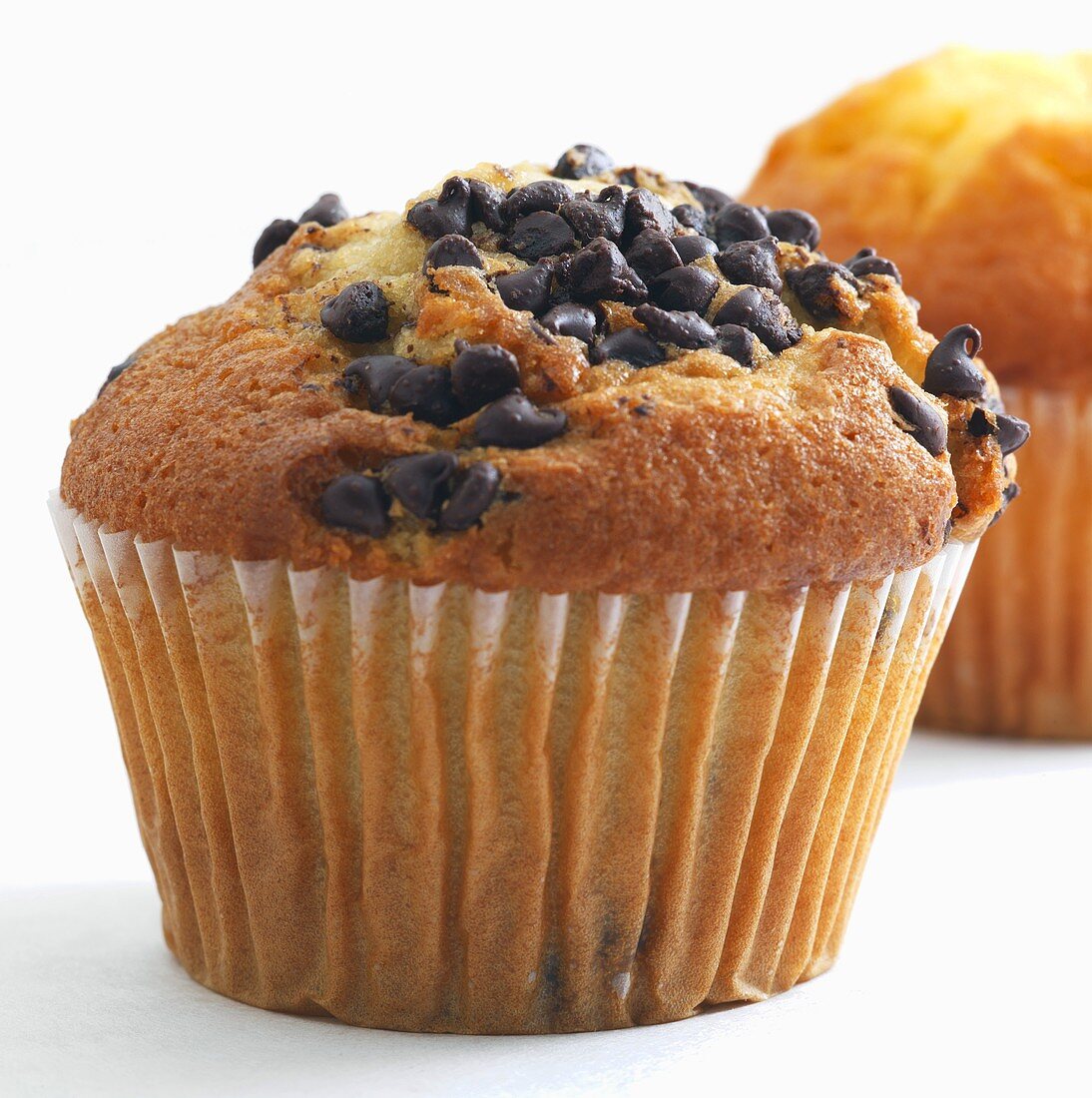 Chocolate Chip Muffin in Paper Liner