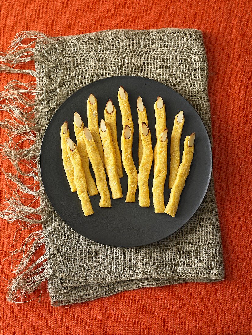 Witches Fingers; Halloween Snack