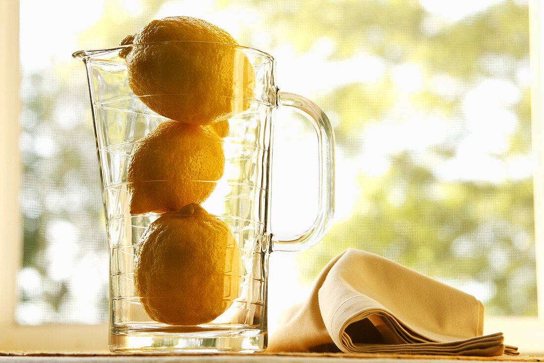 Whole Lemons in a Pitcher