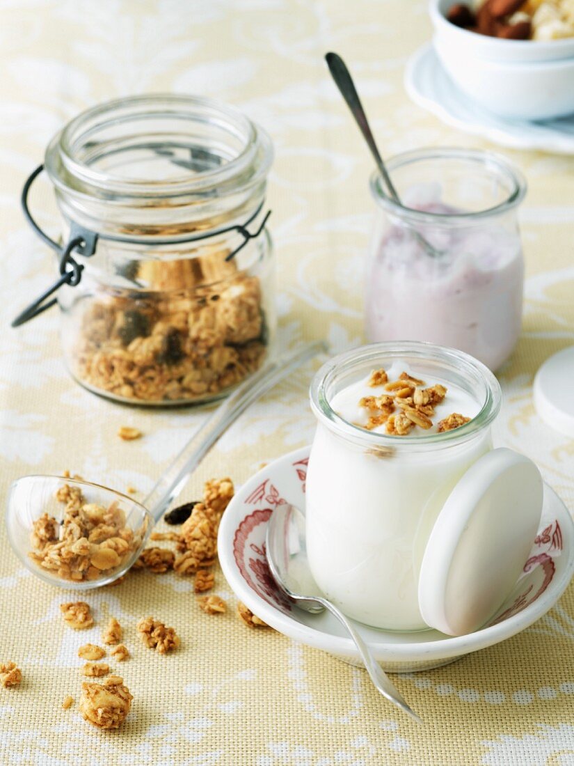 Joghurt mit Knuspermüsli