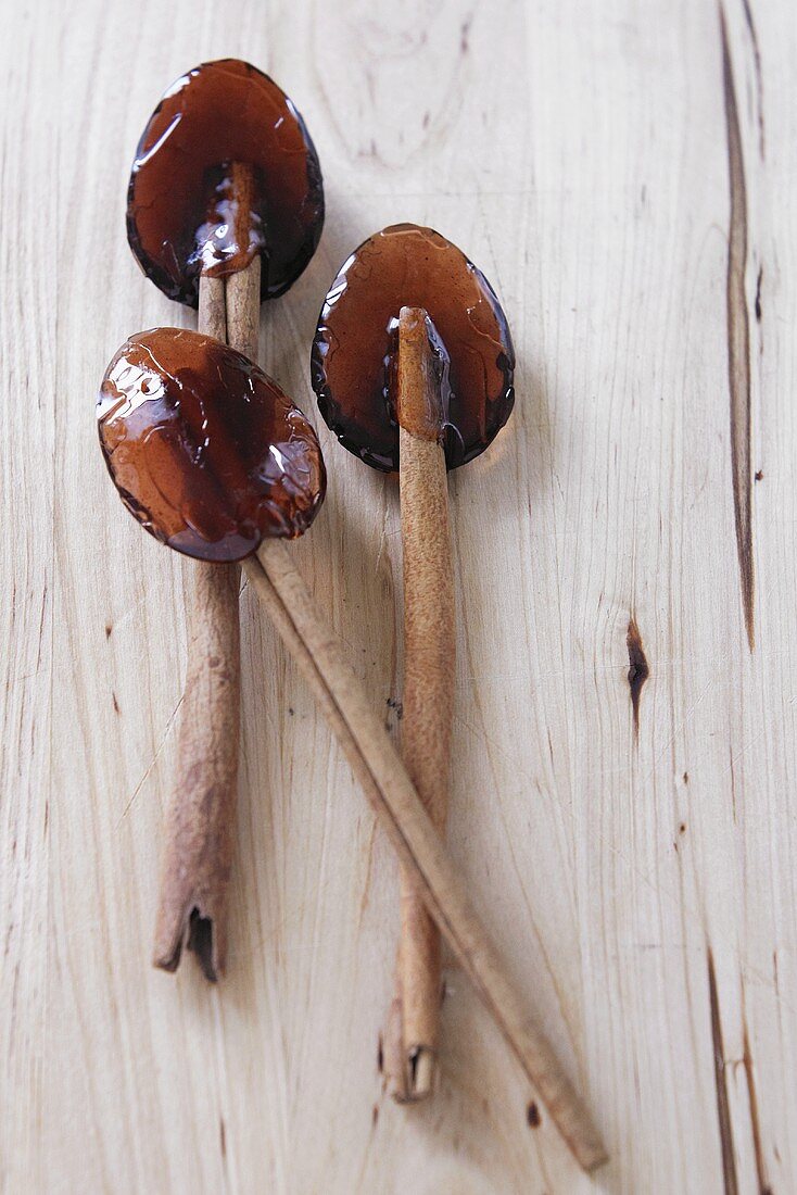 Brown Sugar Spoons with Cinnamon Sticks