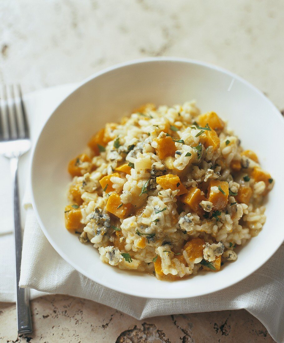 Bowl of Pumpkin Risotto 