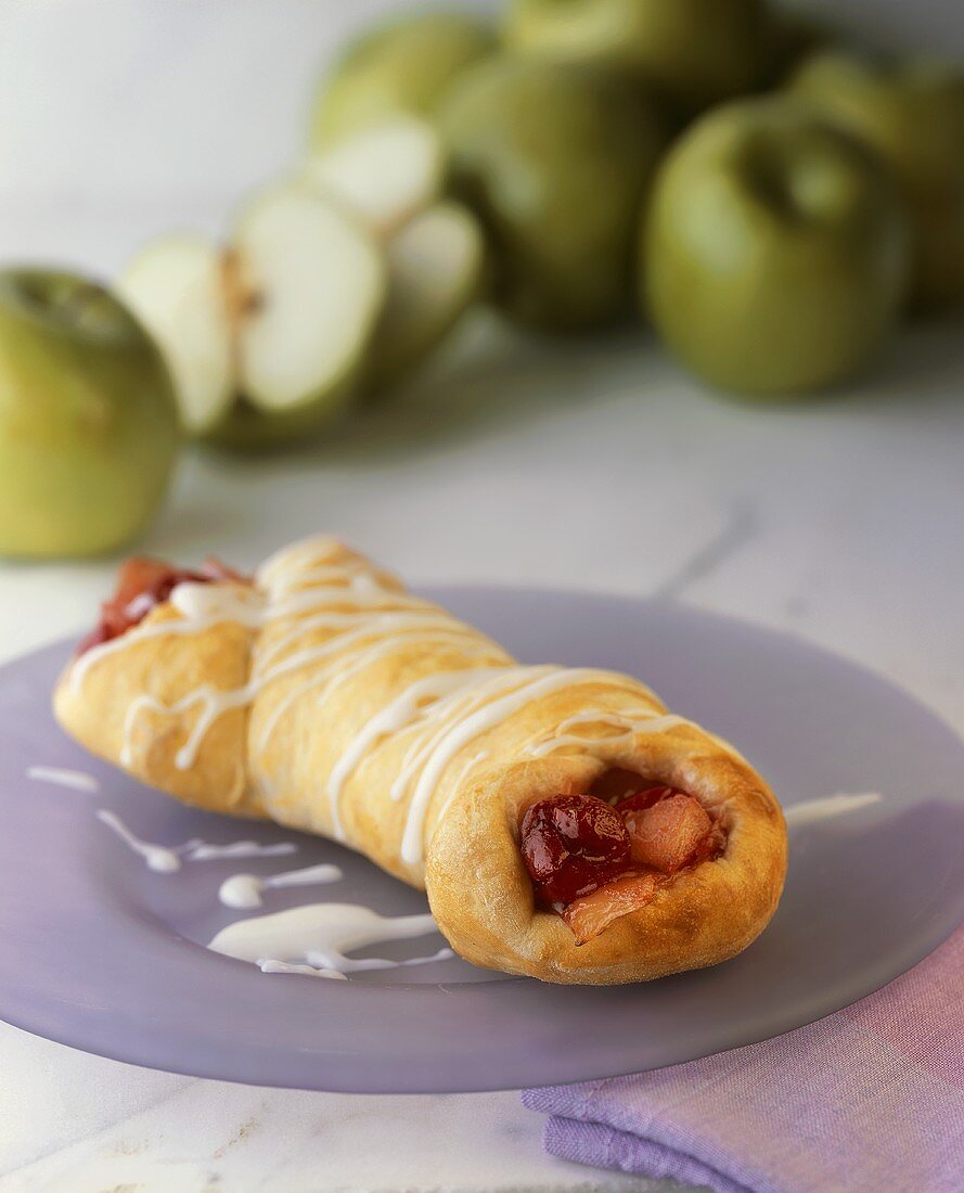 Apple Pastry with Icing