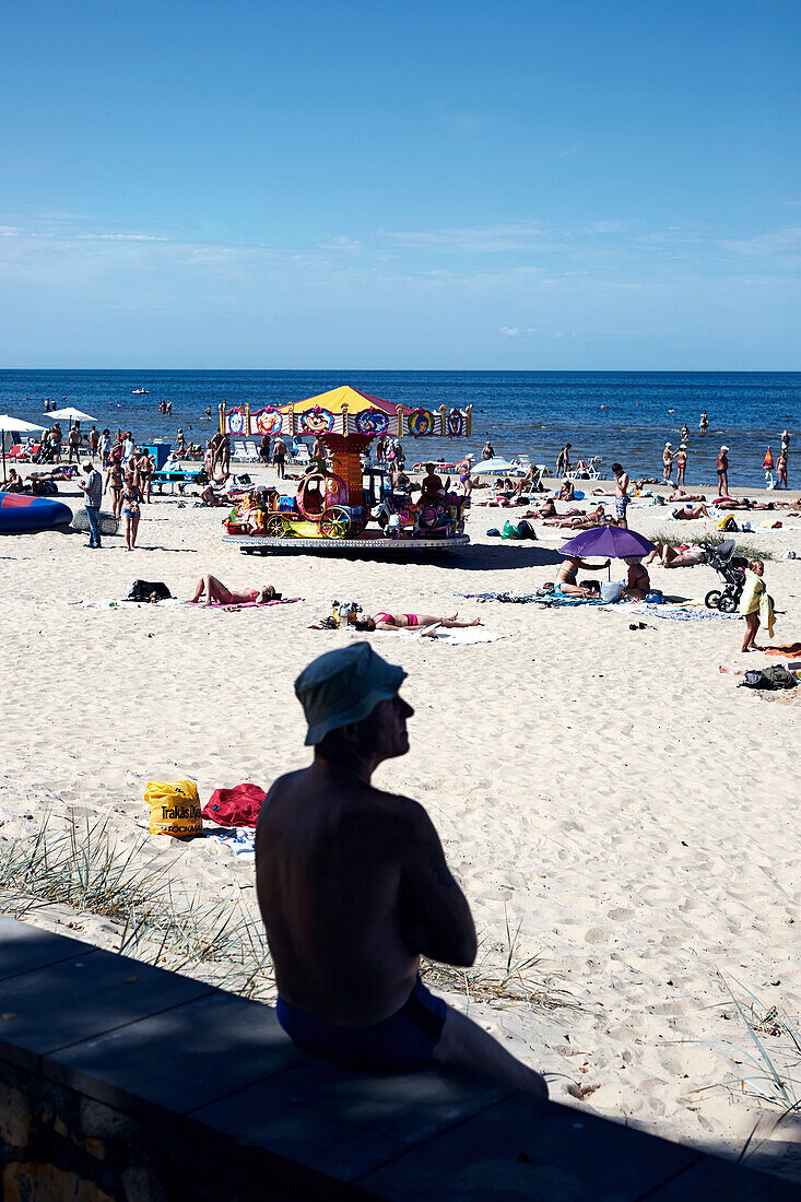 Majori section at Jurmala beach, Riga, Latvia