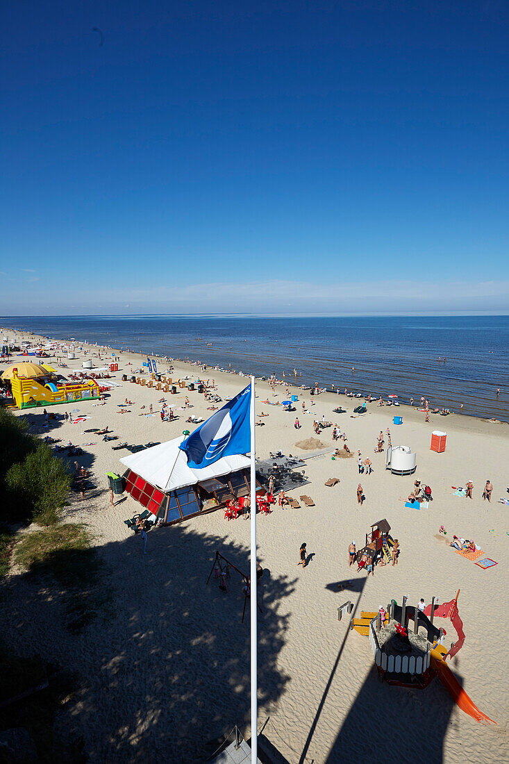 Strandabschnitt in Majori, Strand von Jurmala, Riga, Lettland