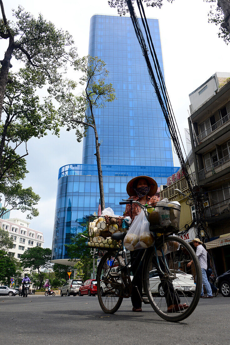 Strassenszene in Saigon, Ho Chi Minh-City, Vietnam, Asien