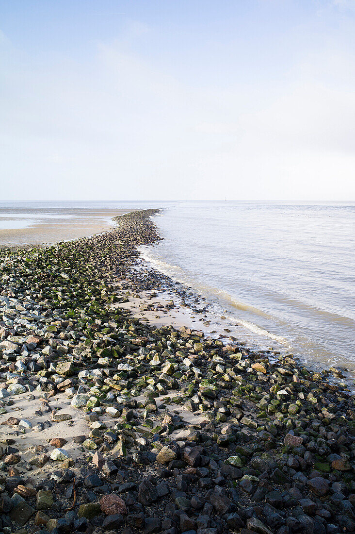 Beach and Sea, Cuxhaven, North Sea, Lower Saxony, Germany