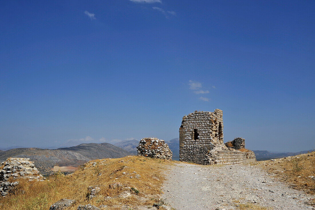 Alcazar, Maurische Festung bei Teba, Andalusien, Spanien
