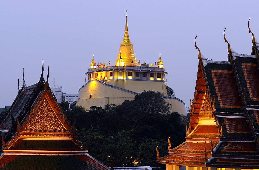 Wat Ratchanatda and Golden Mount, Bangkok, Thailand