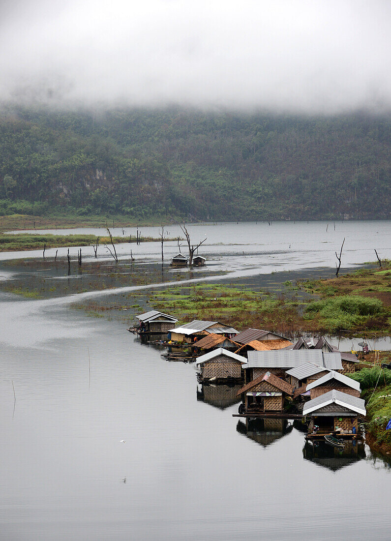 Khoa Laem reservoir, center Thailand, Thailand