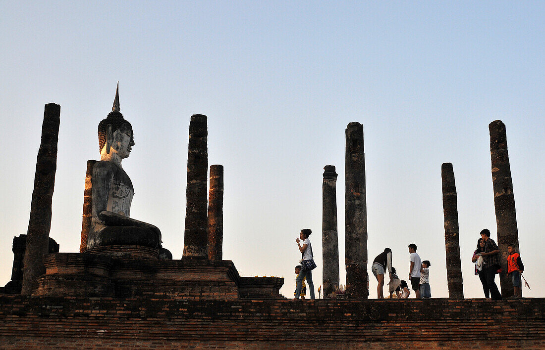 Wat Mahathat, Alt-Sukhothai, Thailand