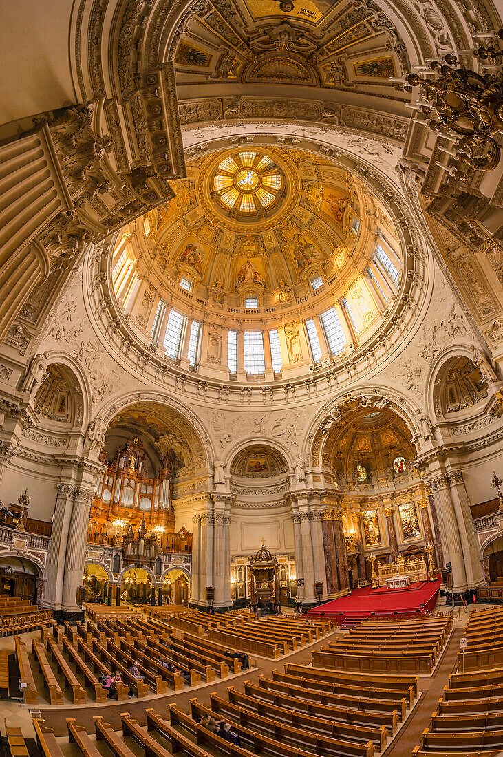 Dome interieur, cupola, Berlin, Germany