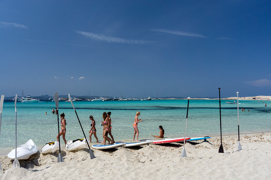 Playa de Ses Illetes, beach, Formentera, Balearen, Spanien