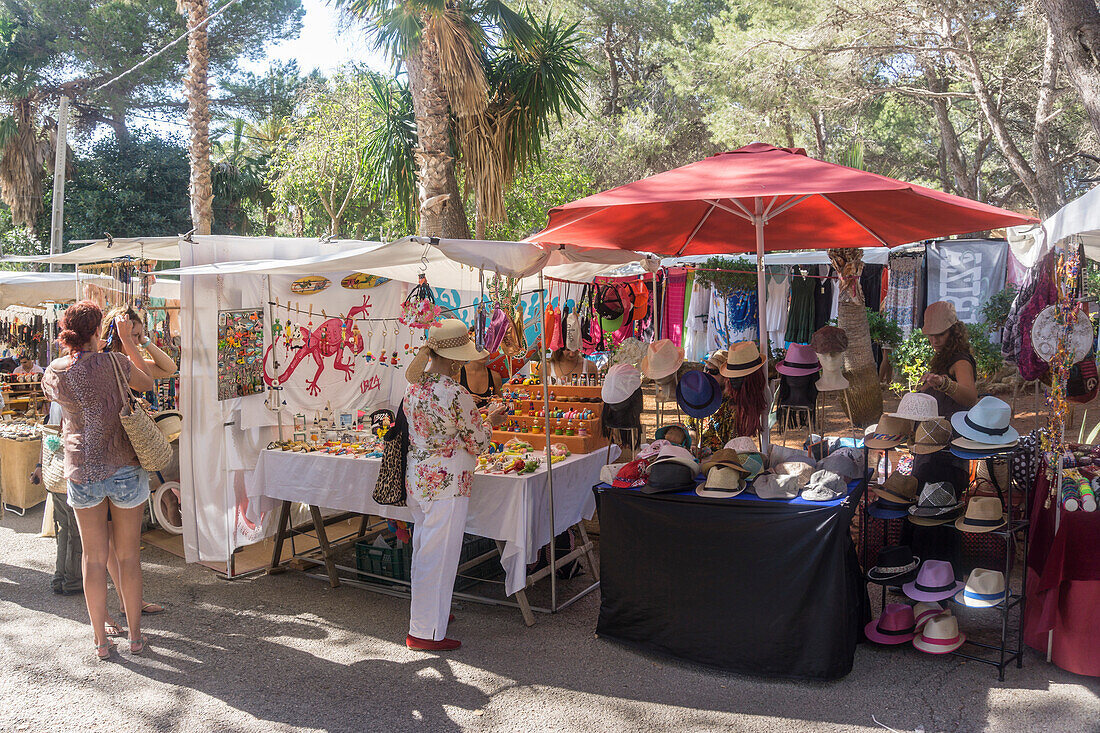 Hippie market , Punta Arabi, Eivissa, Ibiza, Spain