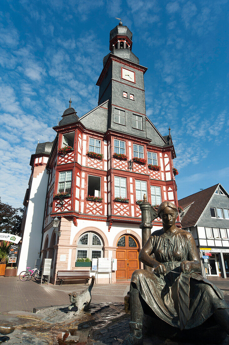 Rathaus Lorsch, Lorsch, Bergstrasse, Hessen, Deutschland