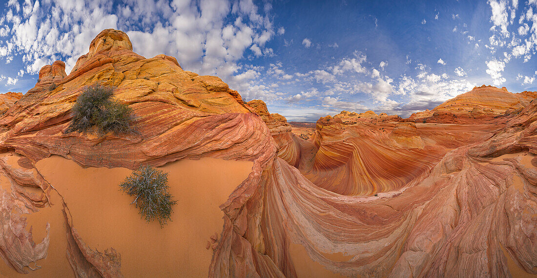 Sandstone buttes on Colorado Plateau, Arizona