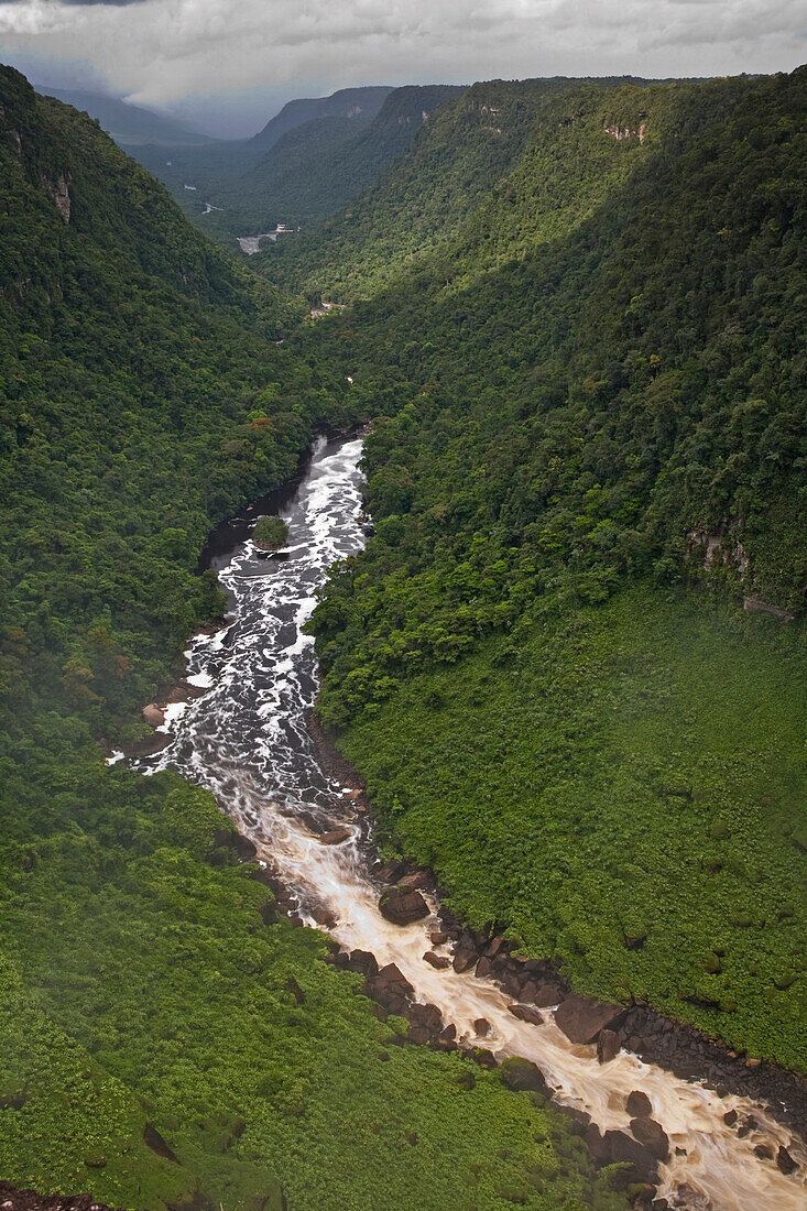 Potaro River below Kaieteur Waterfall, Guyana