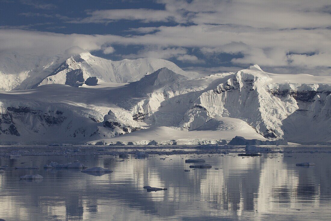 Glaciated peaks, Anvers Island, Antarctic Peninsula, Antarctica