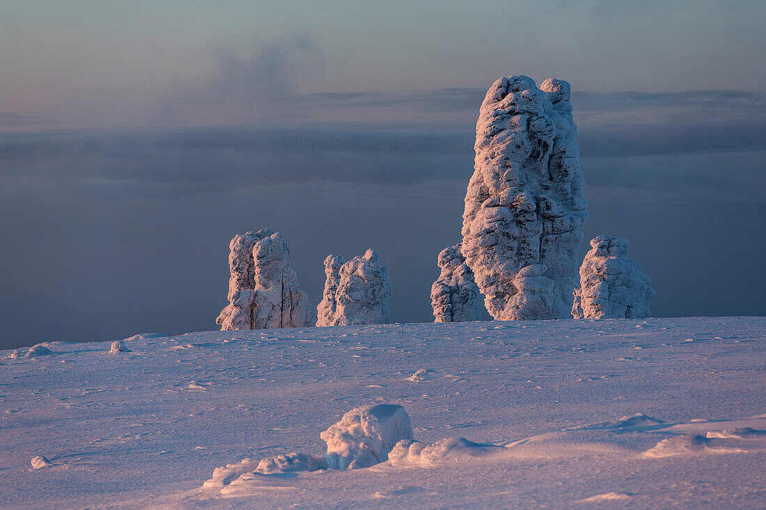 Plateau of the Seven Giants Burmantovo, Sverdlovsk Oblast, Urals, Russia.