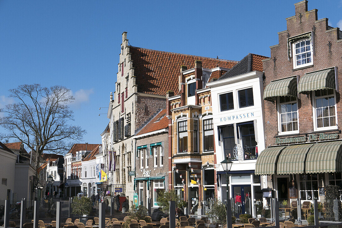 Havenplein, Zierikzee, Provinz Seeland, Niederlande