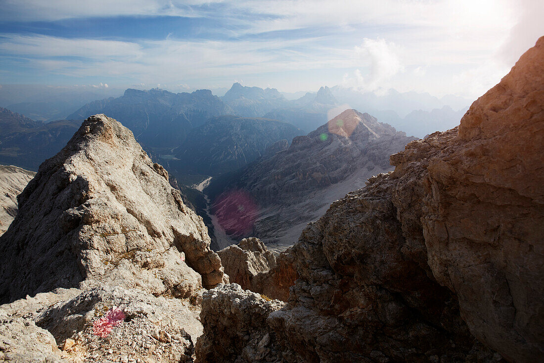 Klettersteig Monte Cristallo, Dolomiten, Cortina d Ampezzo, Belluno, Venetien, Italien