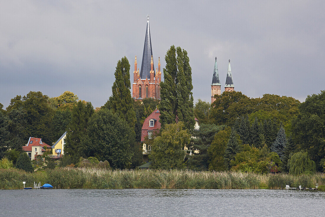 Blick auf Werder, Havel, Brandenburg, Deutschland, Europa