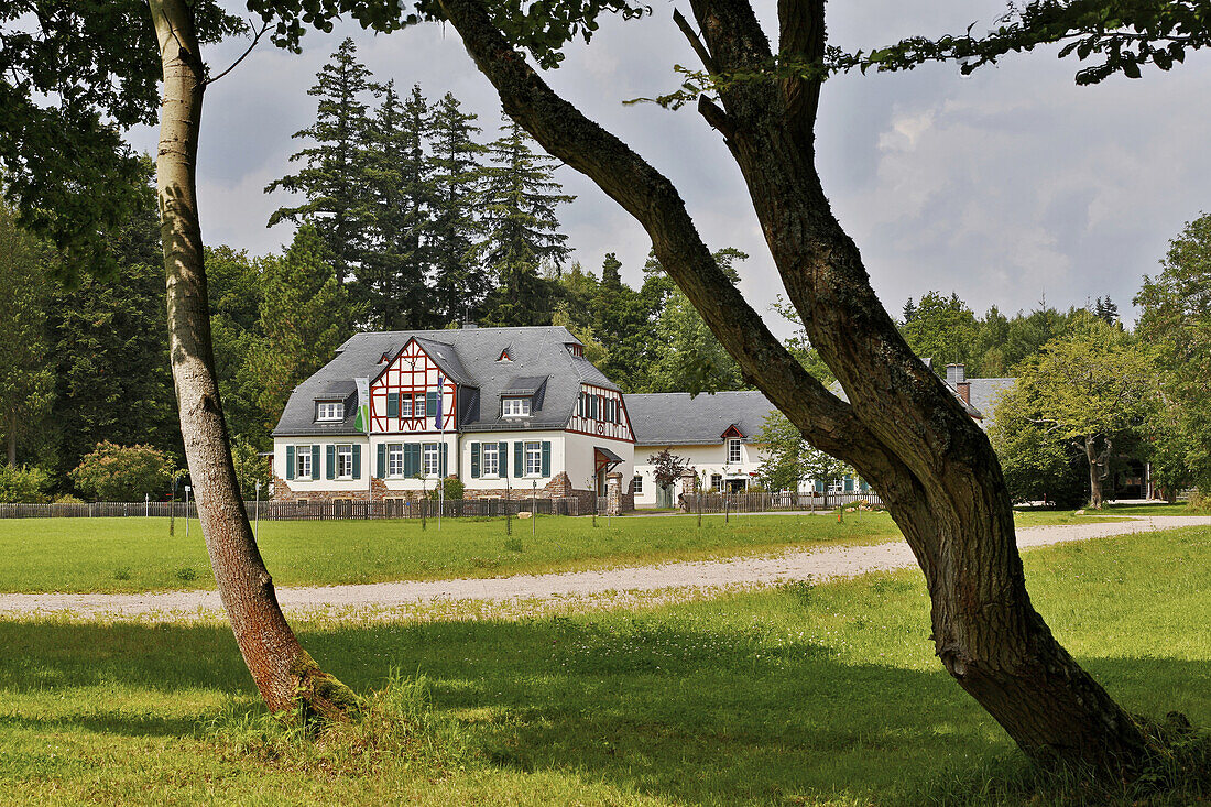 Forsthaus Soonwald in Entenpfuhl, Kreis Bad Kreuznach, Region Nahe-Hunsrück, Rheinland-Pfalz, Deutschland, Europa