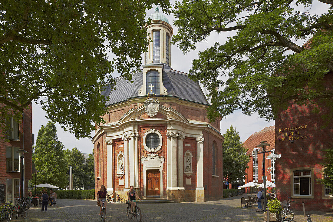 Clemenskirche , Barock (erbaut von 1745 bis 1753) , Münster , Münsterland , Nordrhein-Westfalen , Deutschland , Europa