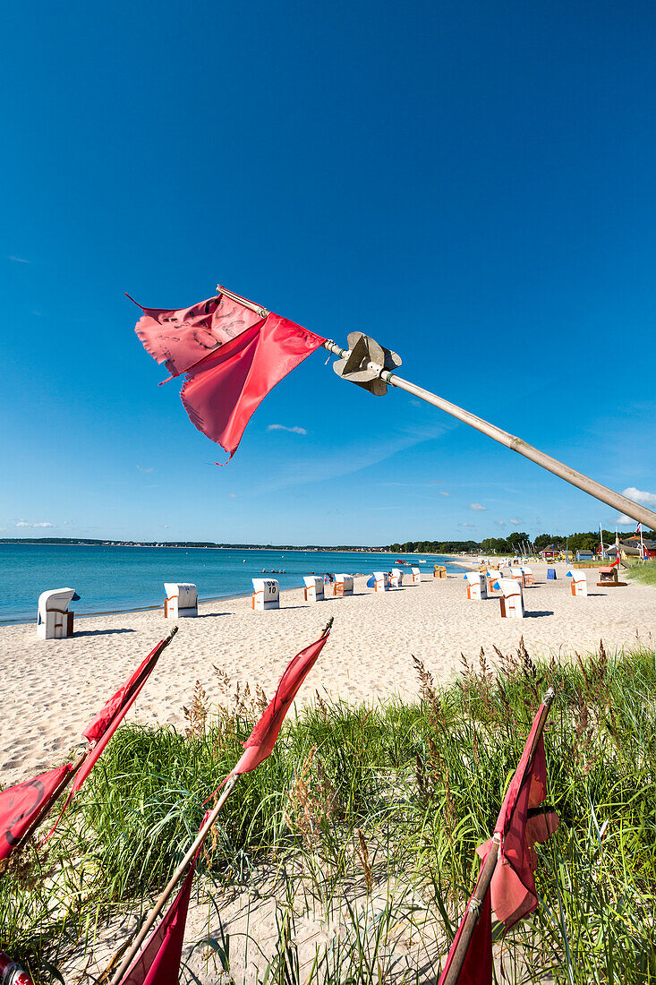 Strand, Sierksdorf, Lübecker Bucht, Ostsee, Schleswig-Holstein, Deutschland