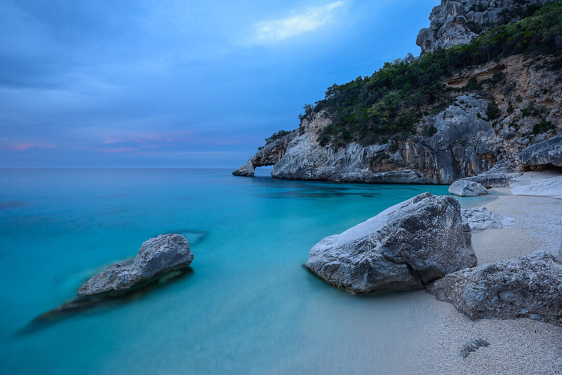 Beach of Cala Goloritze at the Golfo di Orosei, Selvaggio Blu, Sardinia, Italy, Europe