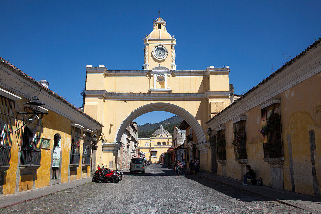 Santa Catalina arch, Antigua, Sacatepequez, Guatemala